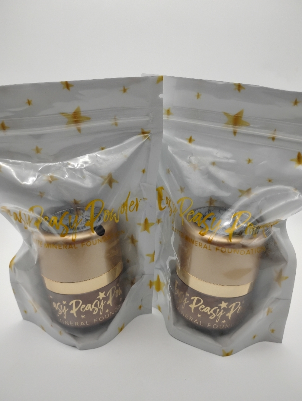 X2 Belle by Kim Gravel Easy Peasy Matte Mineral Foundation-(Deep) BOTH BRAND NEW
